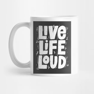 rock band style music Mug